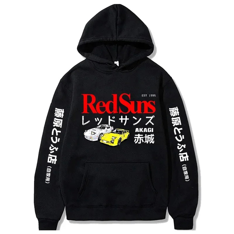 Redsuns Cartoon Anime Initial D Hoodie