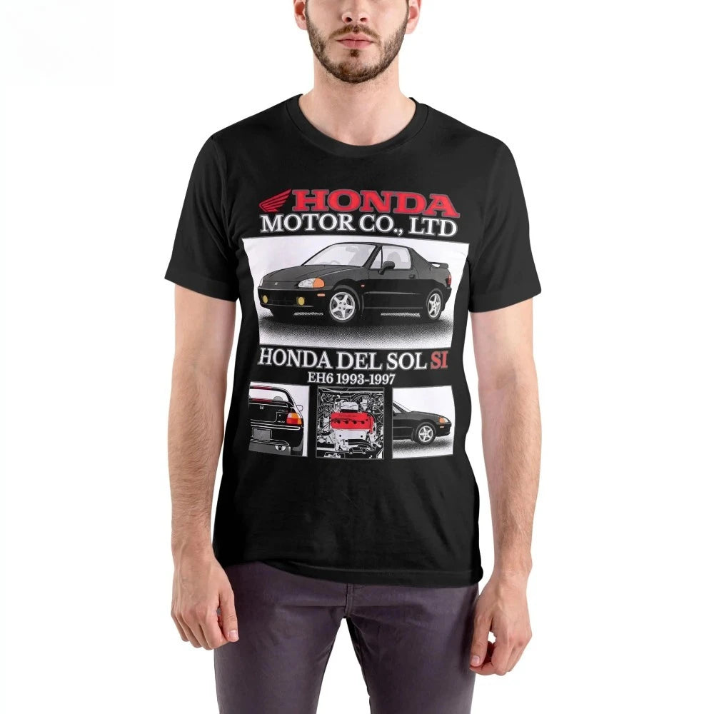 Honda Del Sol Si EH6 1993-1997 JDM Tee Summer