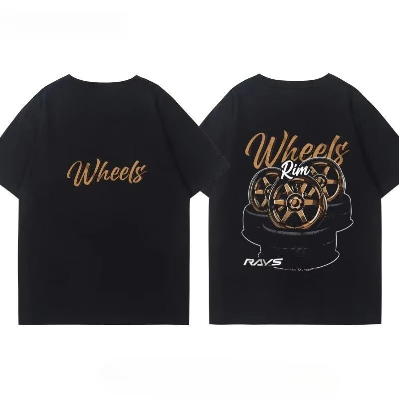 TE37 Wheel Short-sleeved T-shirt