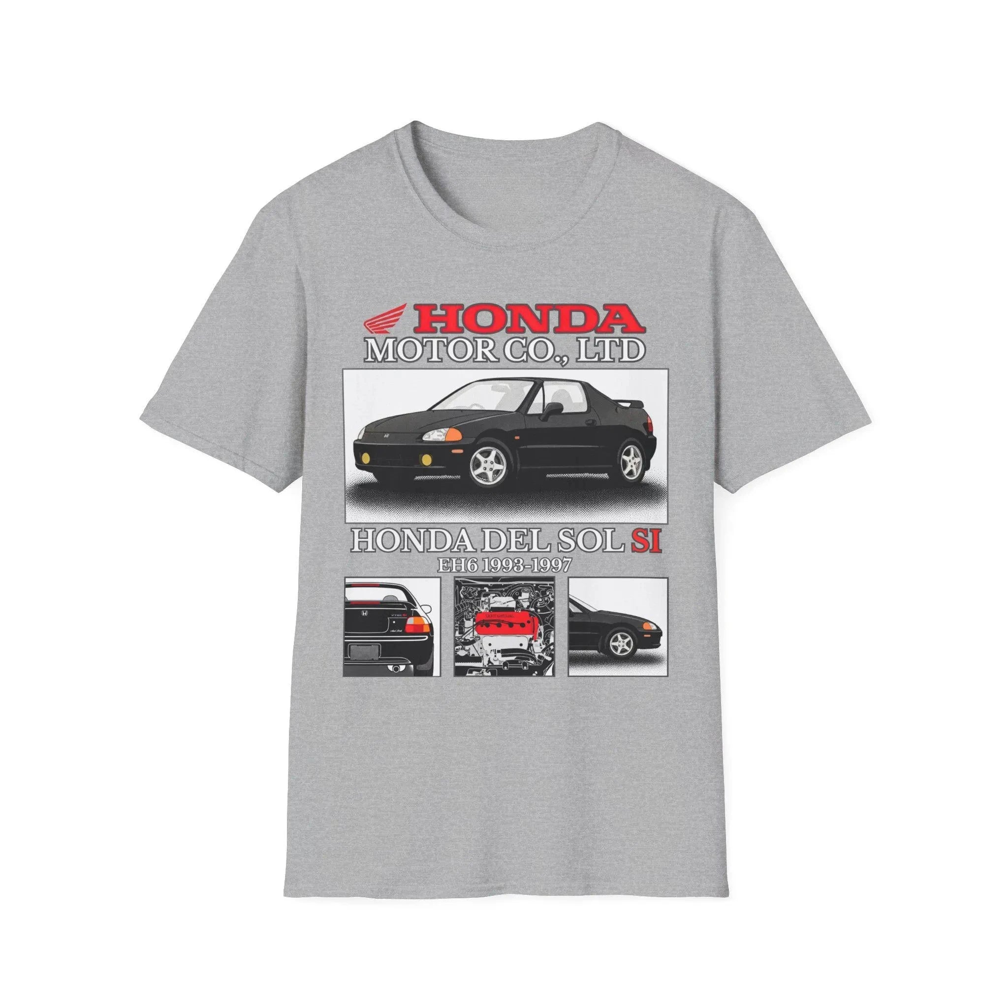 Honda Del Sol Si EH6 1993-1997 JDM Tee Summer