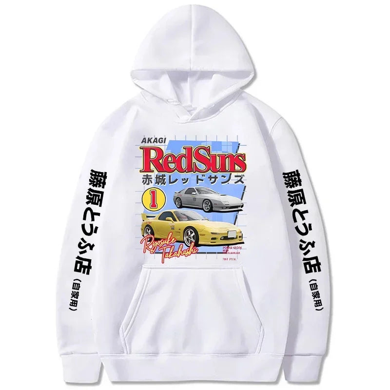 Redsuns Cartoon Anime Initial D Hoodie