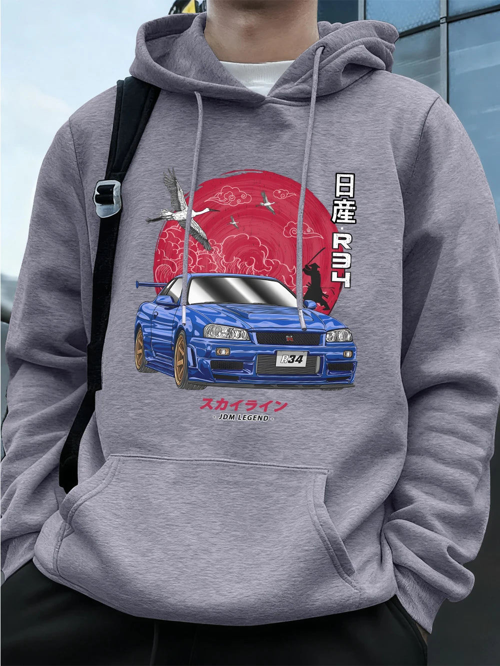 R34 Prints Mens Hoodies