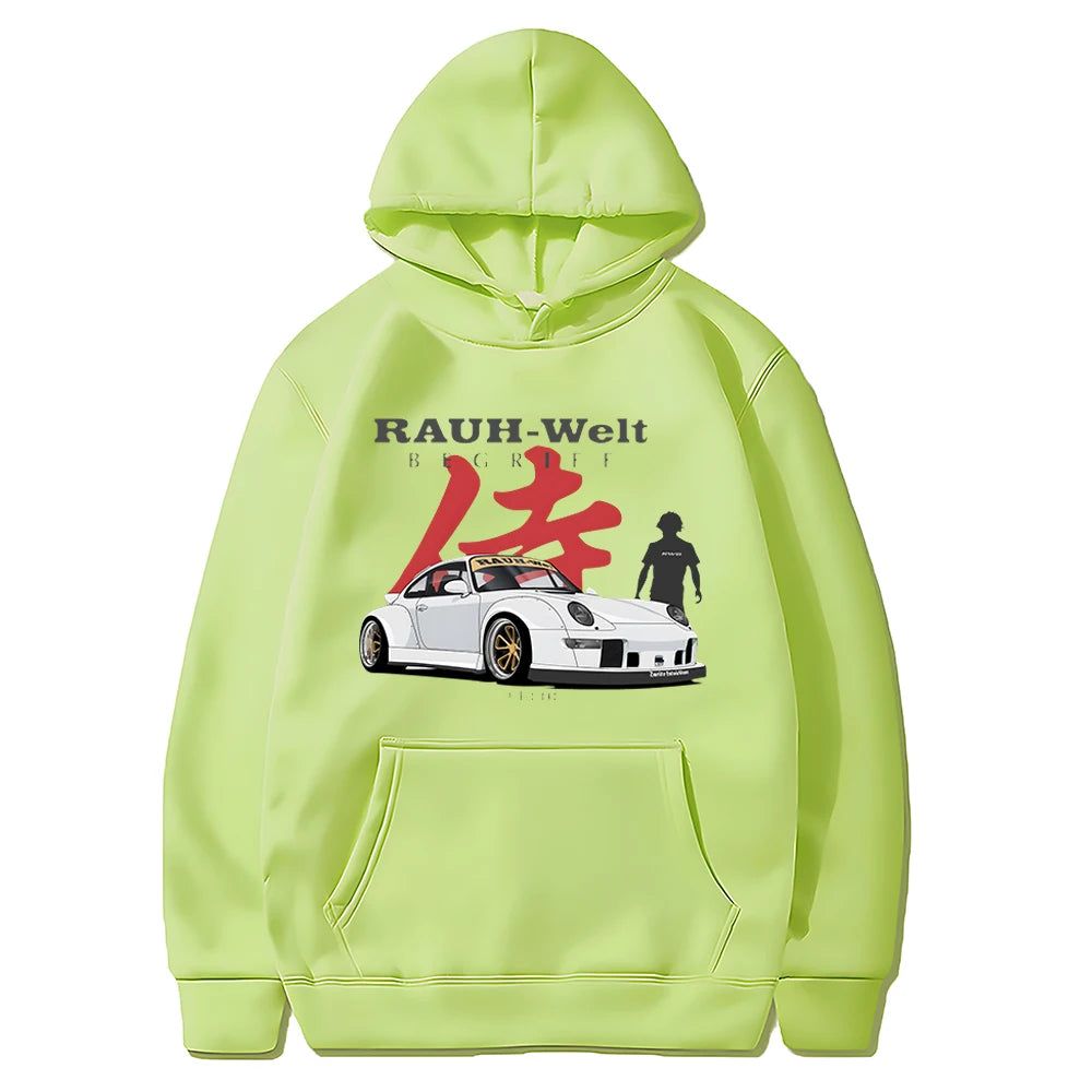 Manga Print Hoodie Japanese hoodie