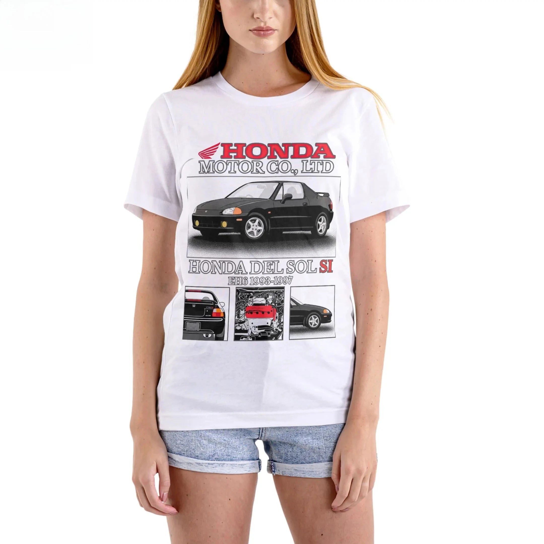 Honda Del Sol Si EH6 1993-1997 JDM Tee Summer