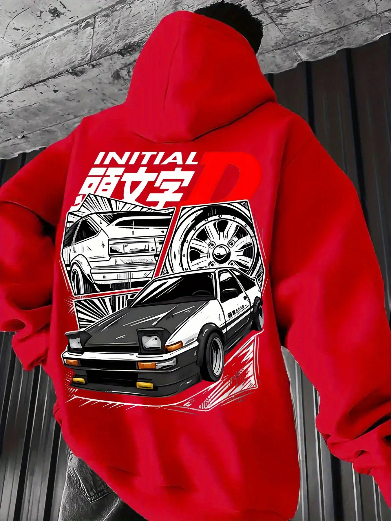 Initial D Iconic Hooded Sweatshirt