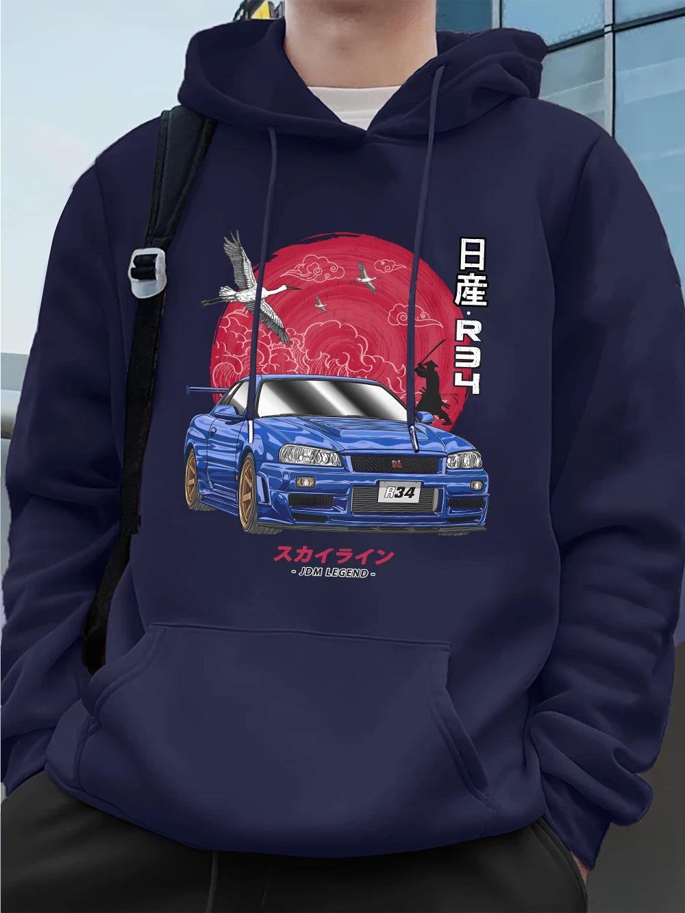 R34 Prints Mens Hoodies