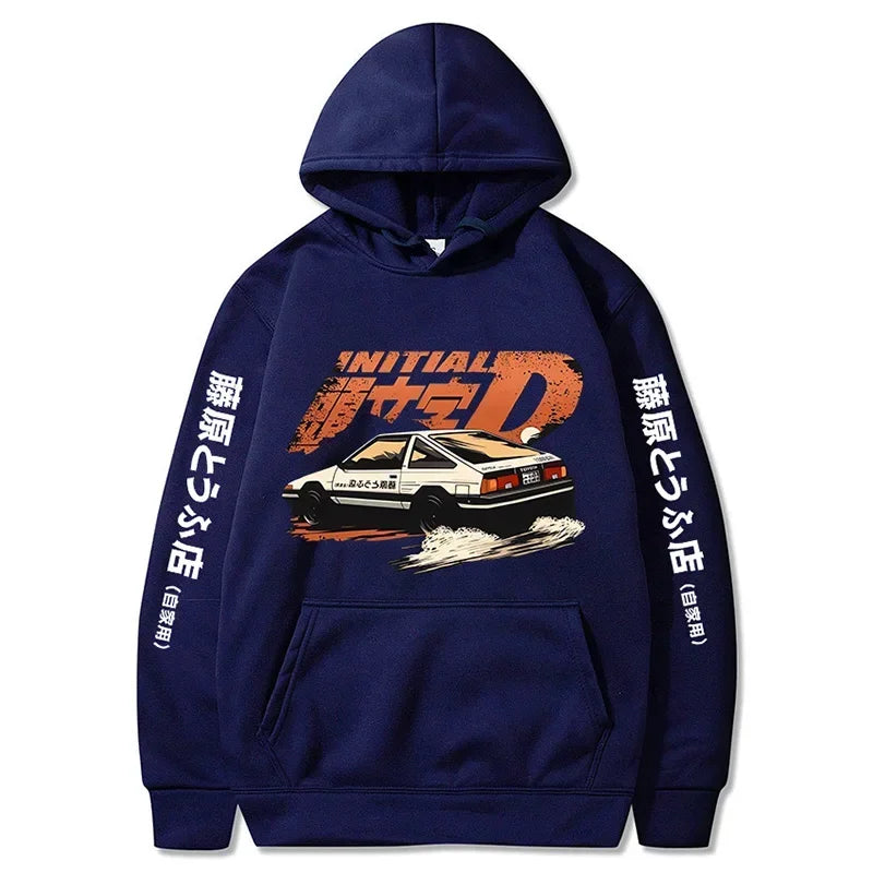 Redsuns Cartoon Anime Initial D Hoodie