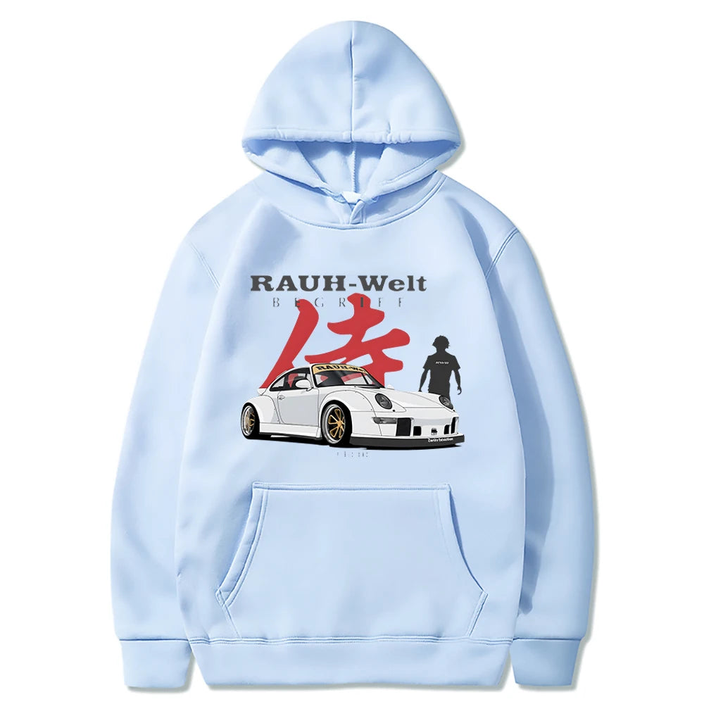 Manga Print Hoodie Japanese hoodie