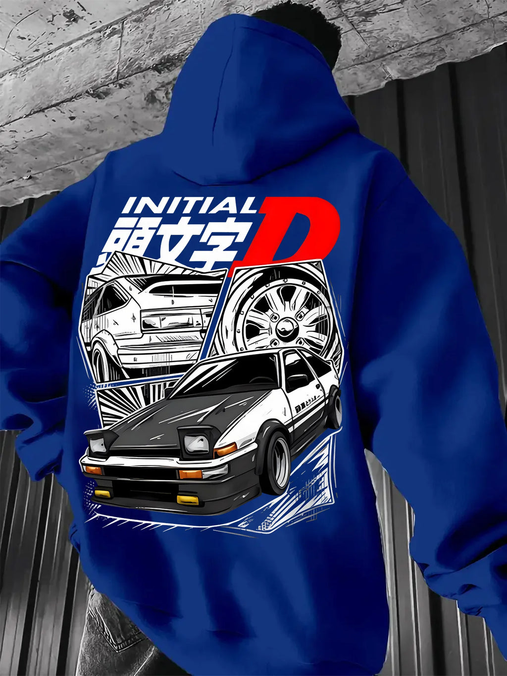 Initial D Iconic Hooded Sweatshirt
