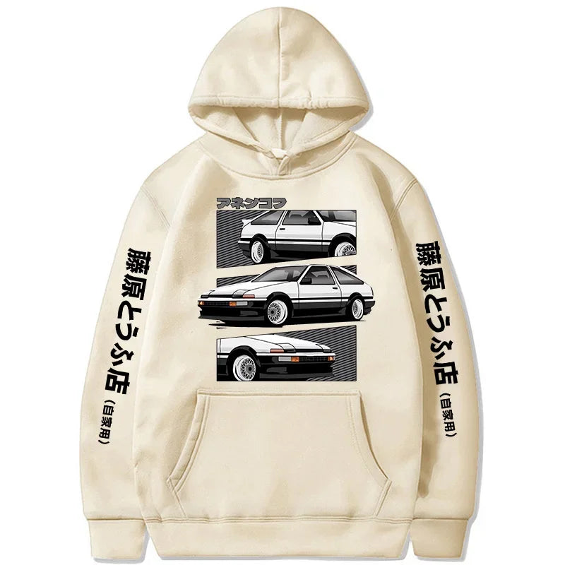 Redsuns Cartoon Anime Initial D Hoodie