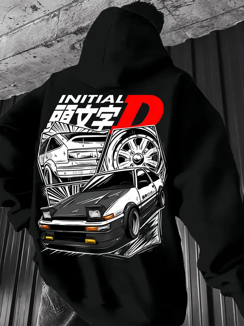 Initial D Iconic Hooded Sweatshirt