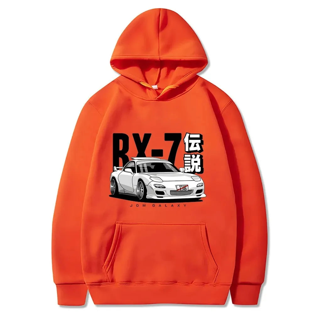 RX7 FD Drift Initial D Hoodie
