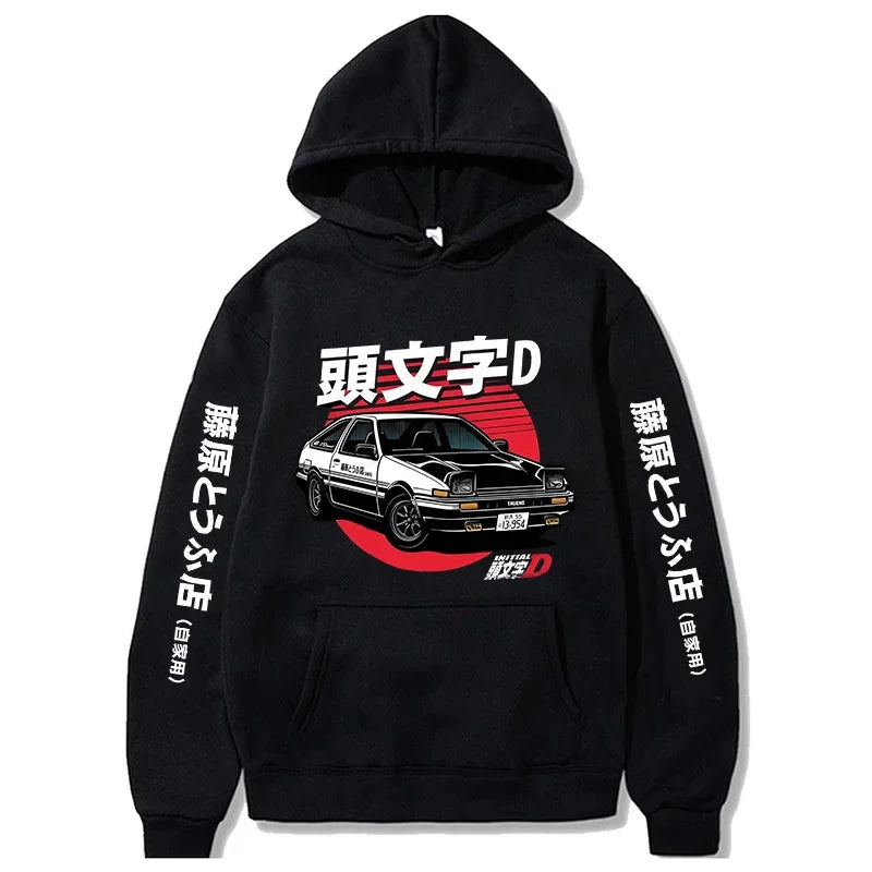 Redsuns Cartoon Anime Initial D Hoodie