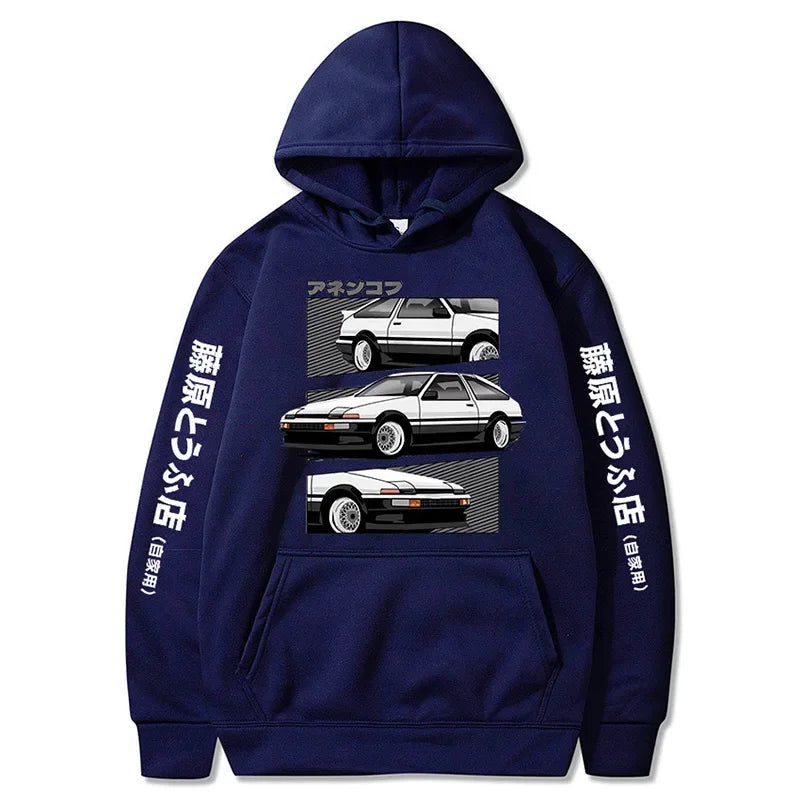 Redsuns Cartoon Anime Initial D Hoodie