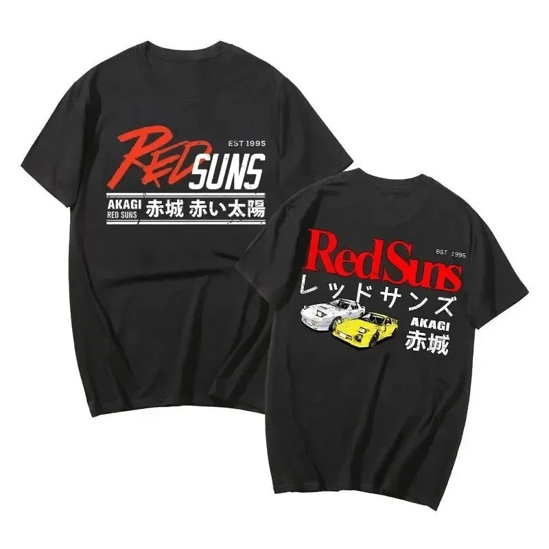 Anime Drift AE86 Initial D Double Sided T Shirt