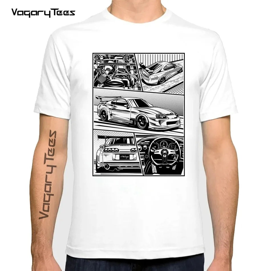 Japan Car JDM Legend MR2 Print T-Shirt