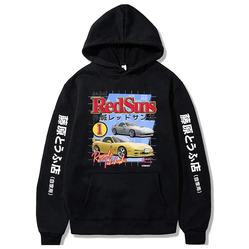 Redsuns Cartoon Anime Initial D Hoodie