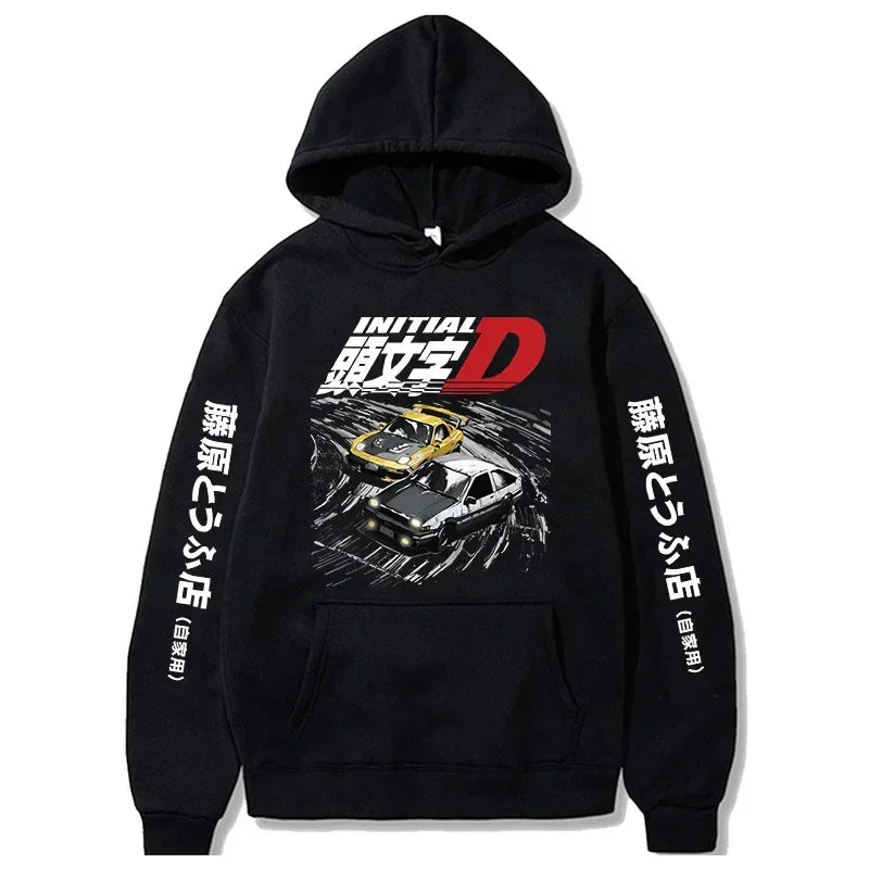 Redsuns Cartoon Anime Initial D Hoodie