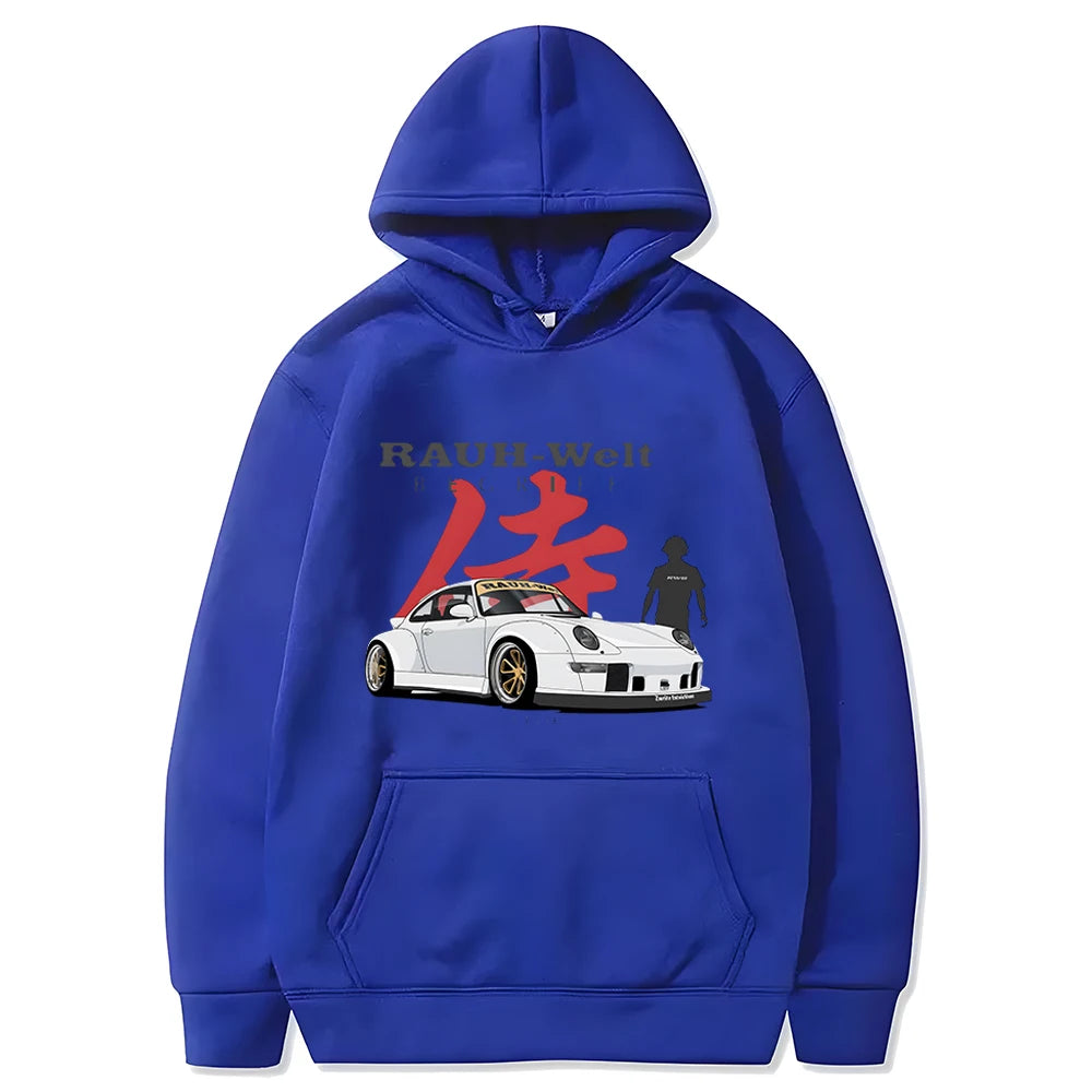Manga Print Hoodie Japanese hoodie