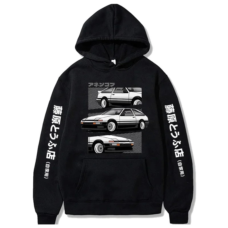 Redsuns Cartoon Anime Initial D Hoodie