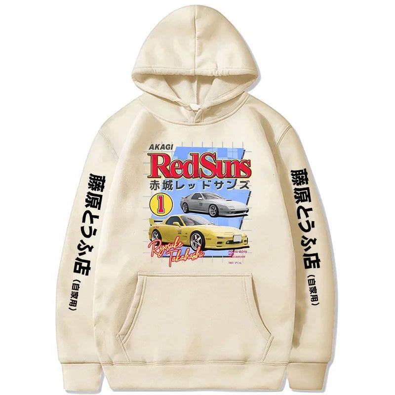 Redsuns Cartoon Anime Initial D Hoodie