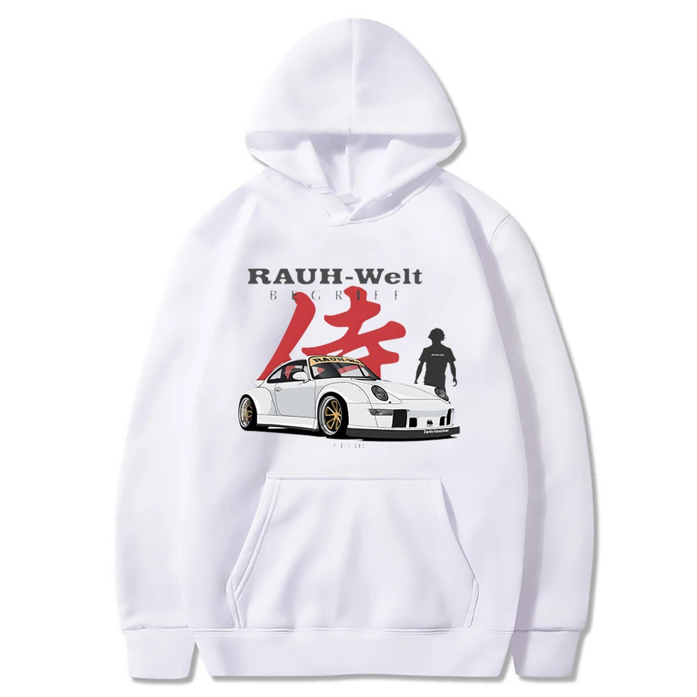 Manga Print Hoodie Japanese hoodie