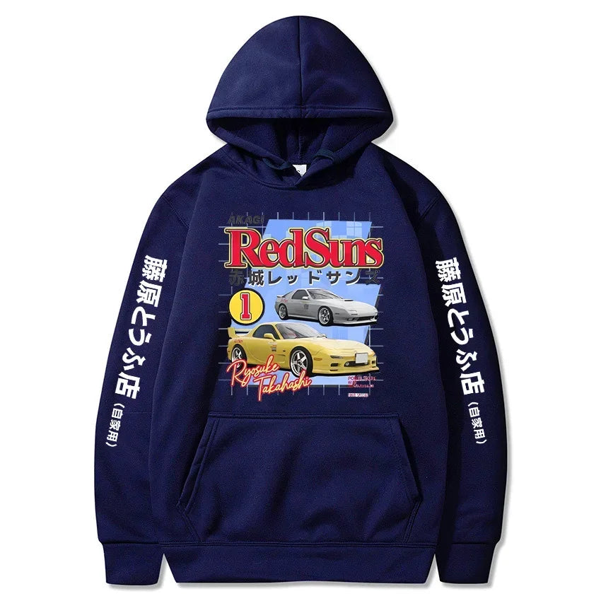 Redsuns Cartoon Anime Initial D Hoodie