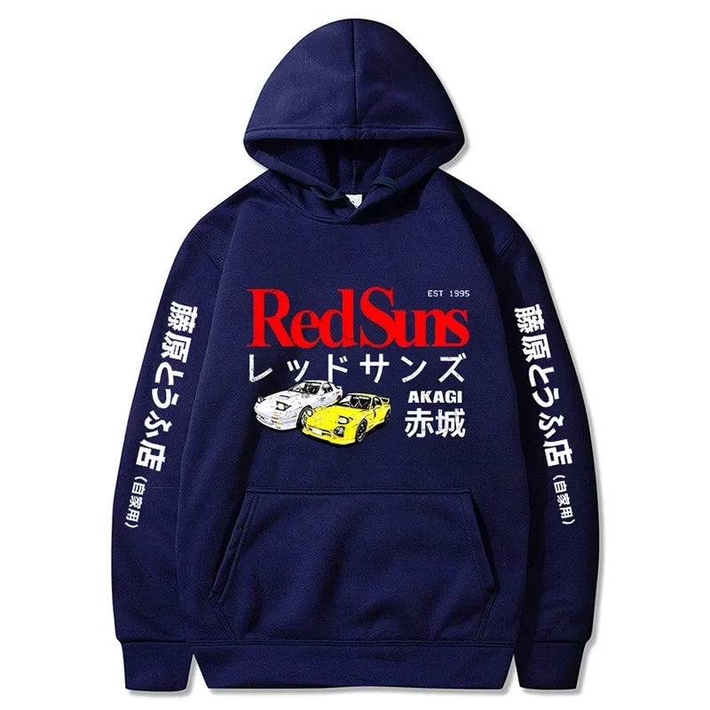 Redsuns Cartoon Anime Initial D Hoodie