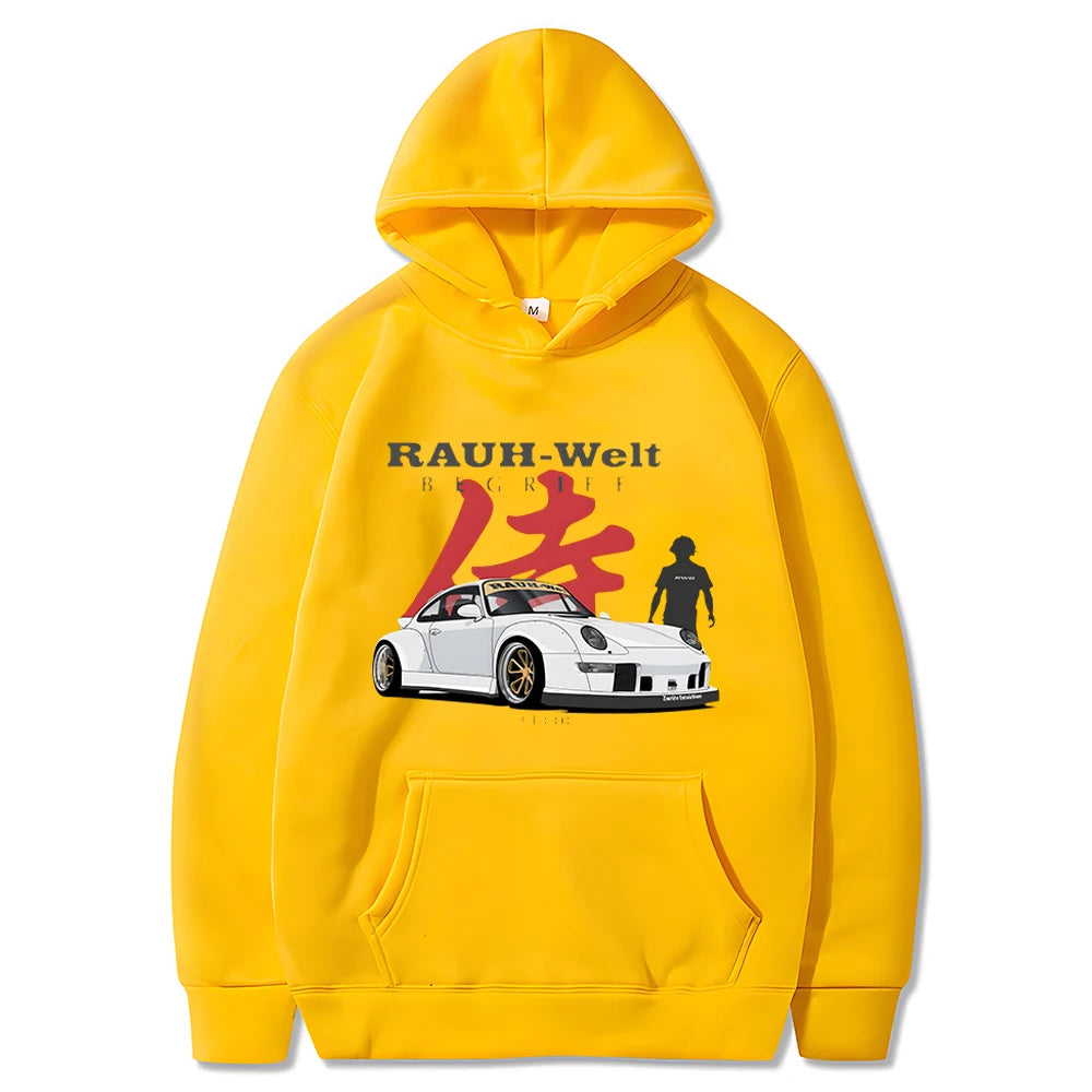 Manga Print Hoodie Japanese hoodie