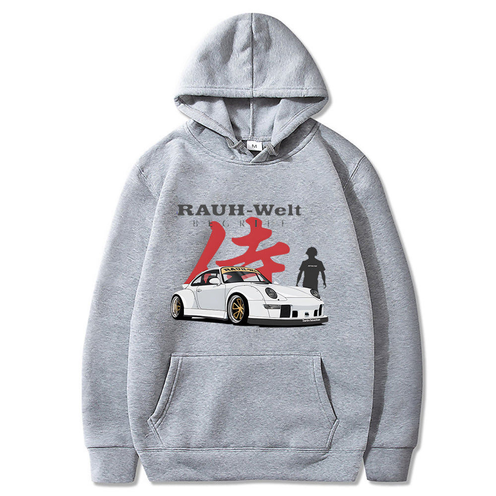 Manga Print Hoodie Japanese hoodie