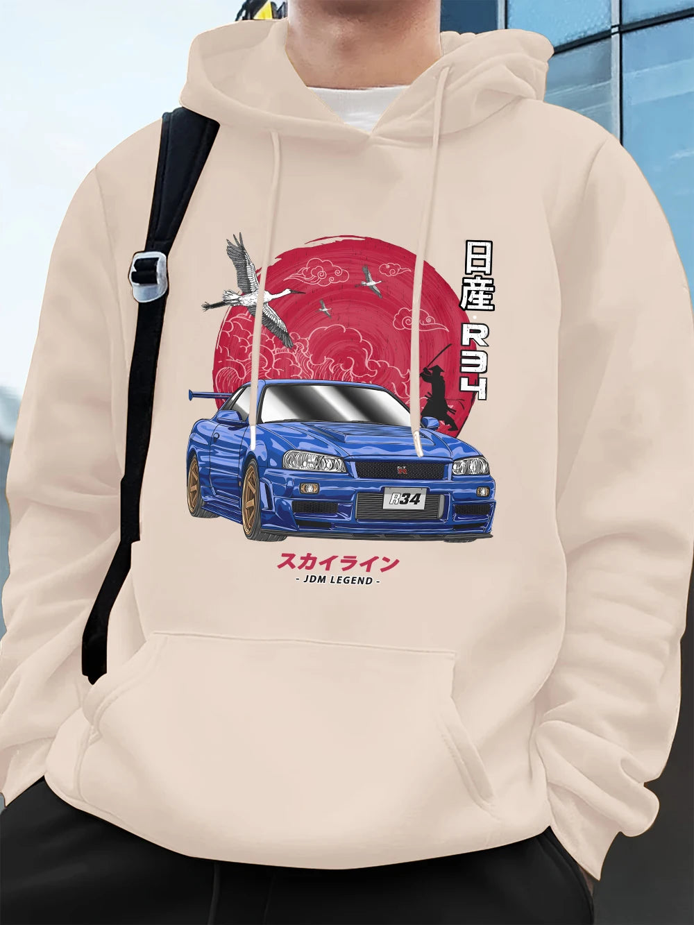 R34 Prints Mens Hoodies