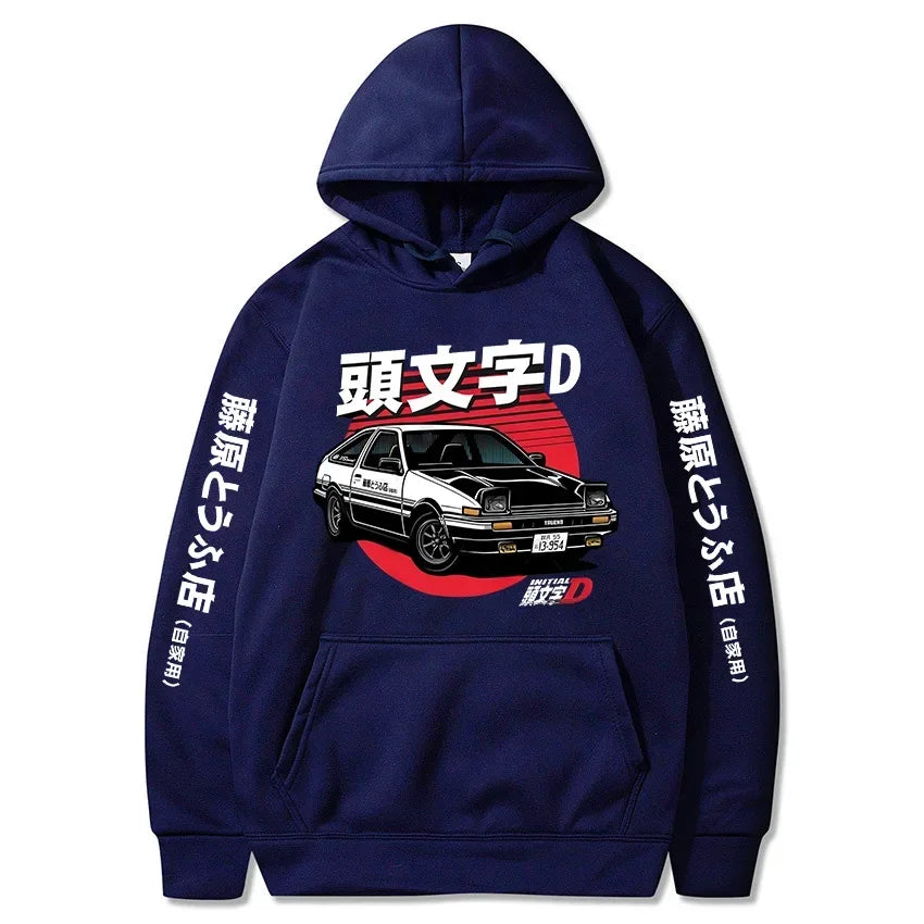 Redsuns Cartoon Anime Initial D Hoodie