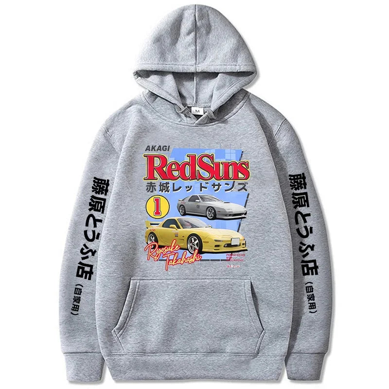 Redsuns Cartoon Anime Initial D Hoodie