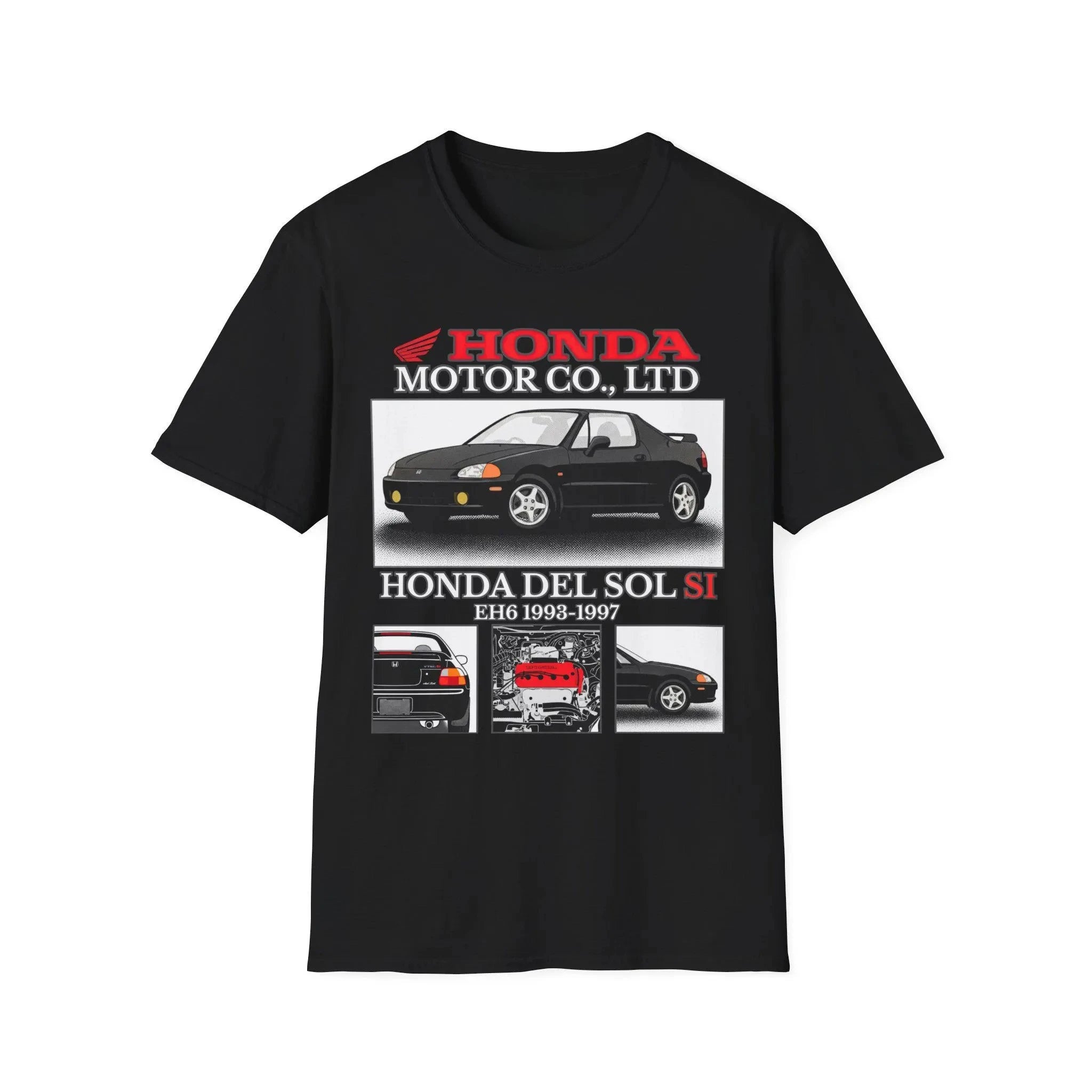 Honda Del Sol Si EH6 1993-1997 JDM Tee Summer