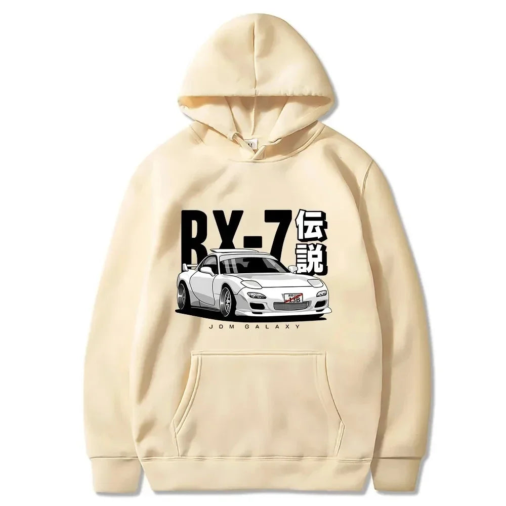 RX7 FD Drift Initial D Hoodie
