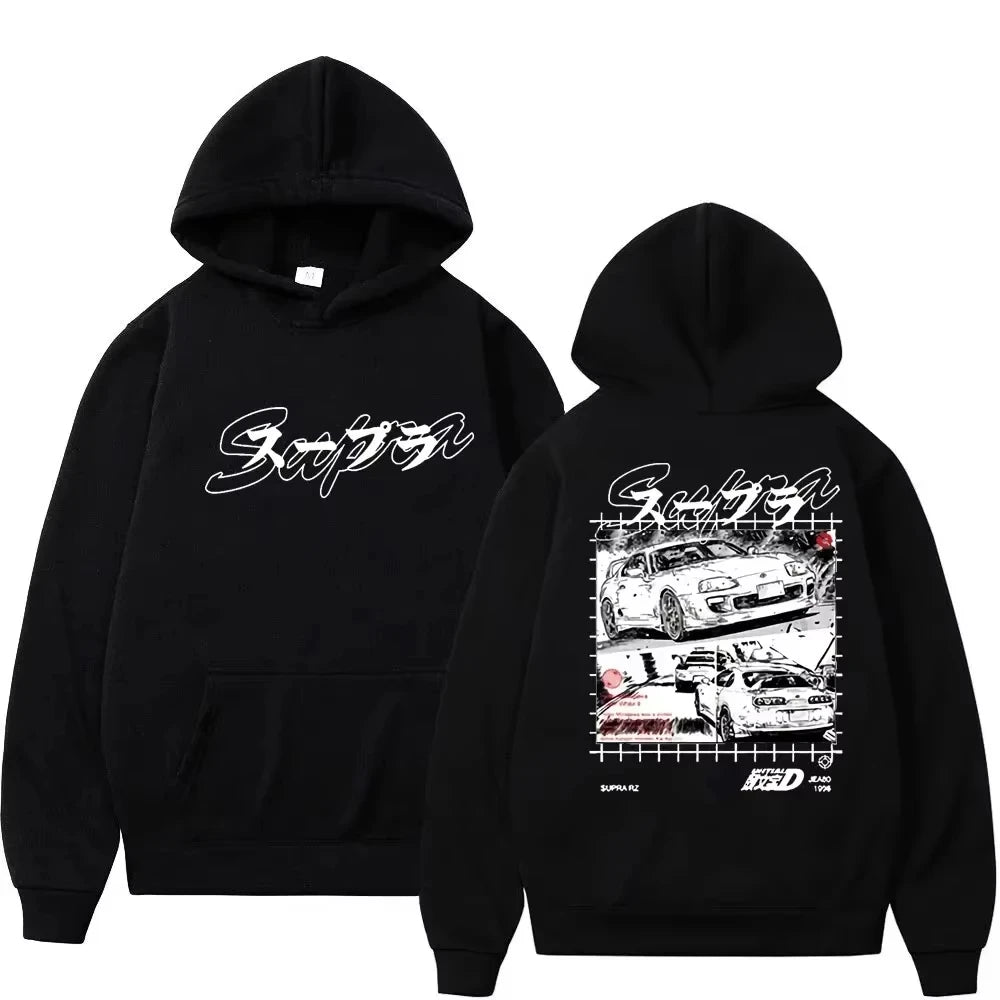 Anime Initial D Hoodies Mazda RX7 Printed Hoodie