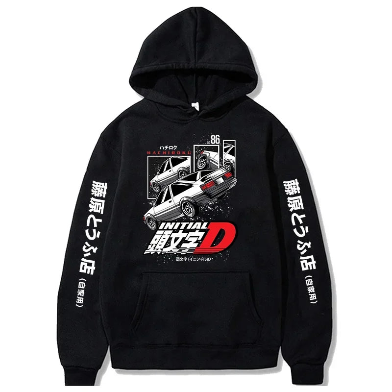 Redsuns Cartoon Anime Initial D Hoodie