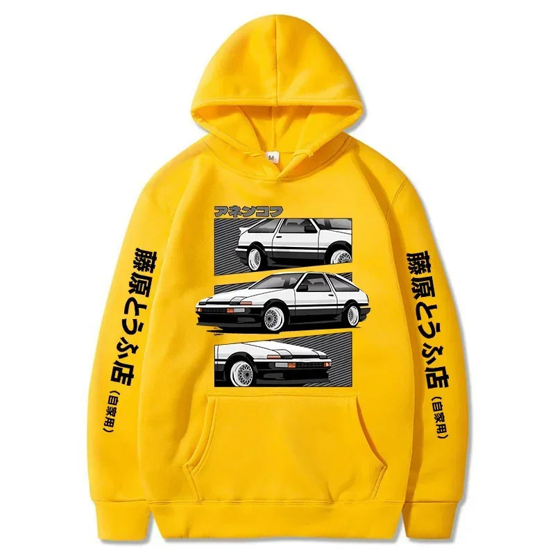 Redsuns Cartoon Anime Initial D Hoodie
