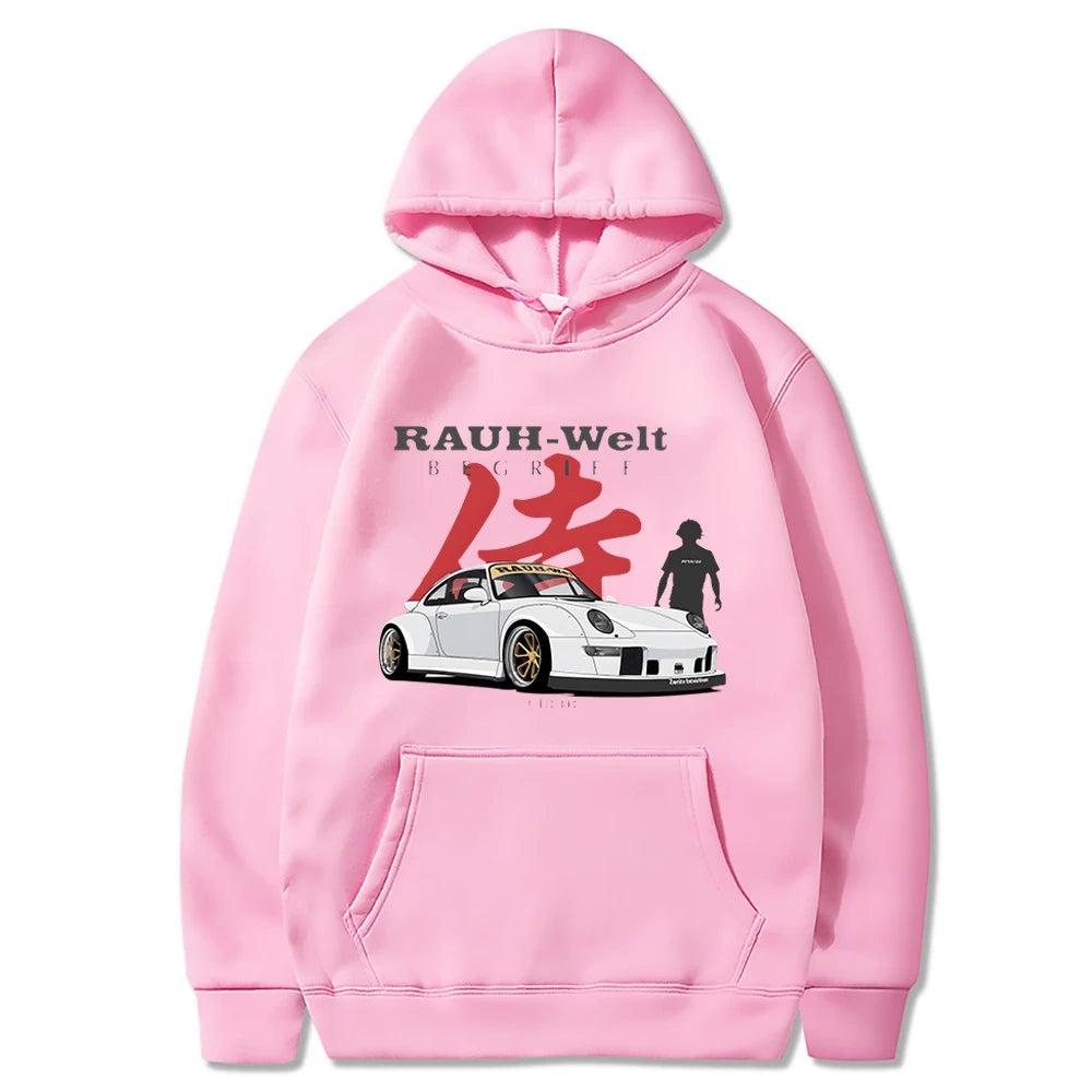 Manga Print Hoodie Japanese hoodie