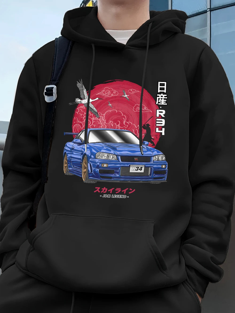 R34 Prints Mens Hoodies