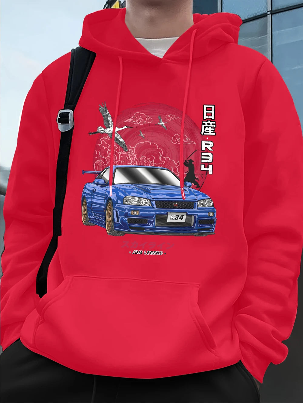 R34 Prints Mens Hoodies