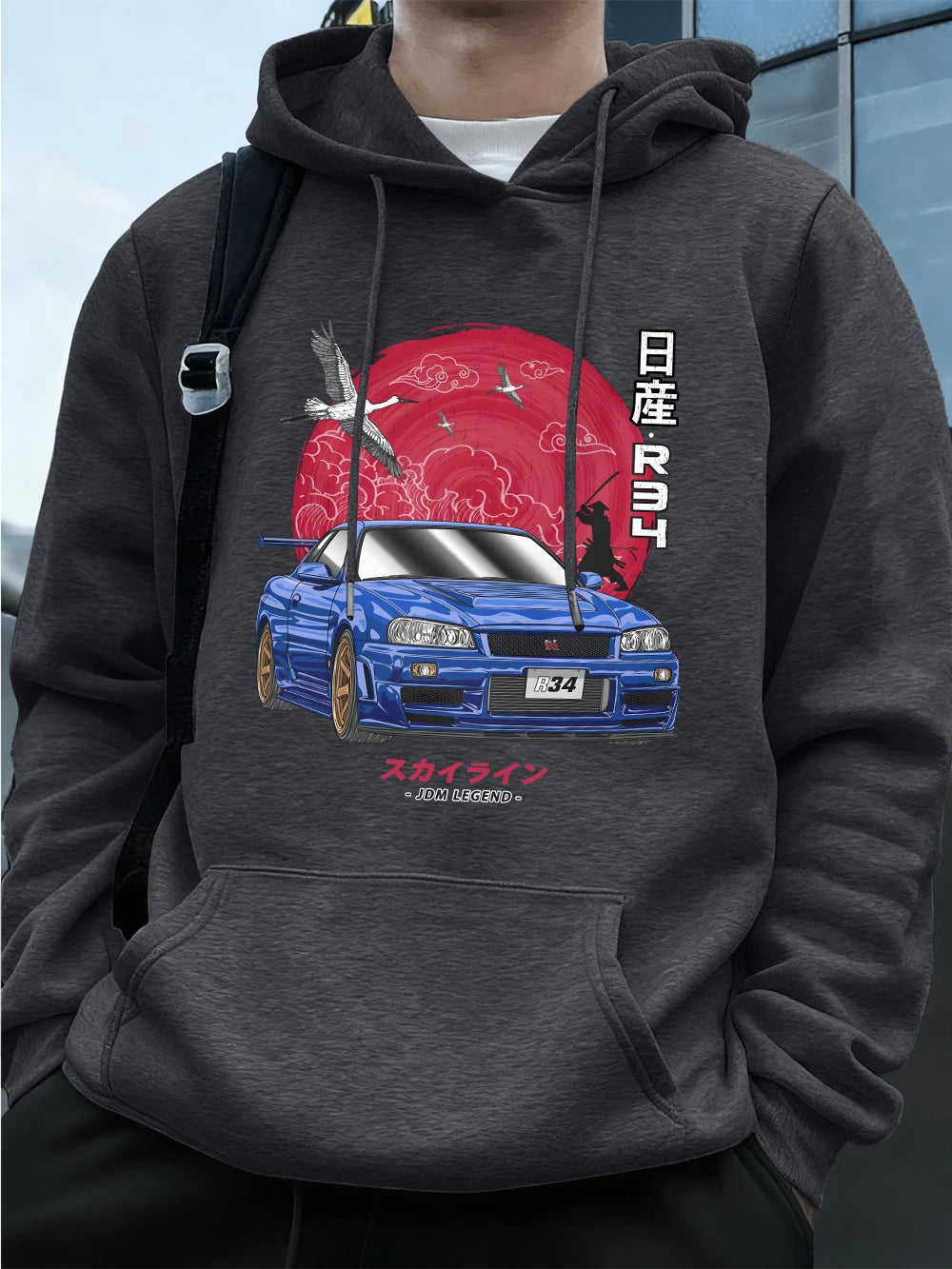 R34 Prints Mens Hoodies