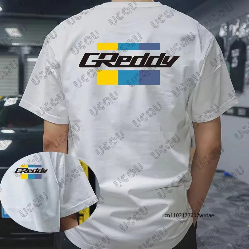 Greddy Cotton Short-sleeved T-shirt