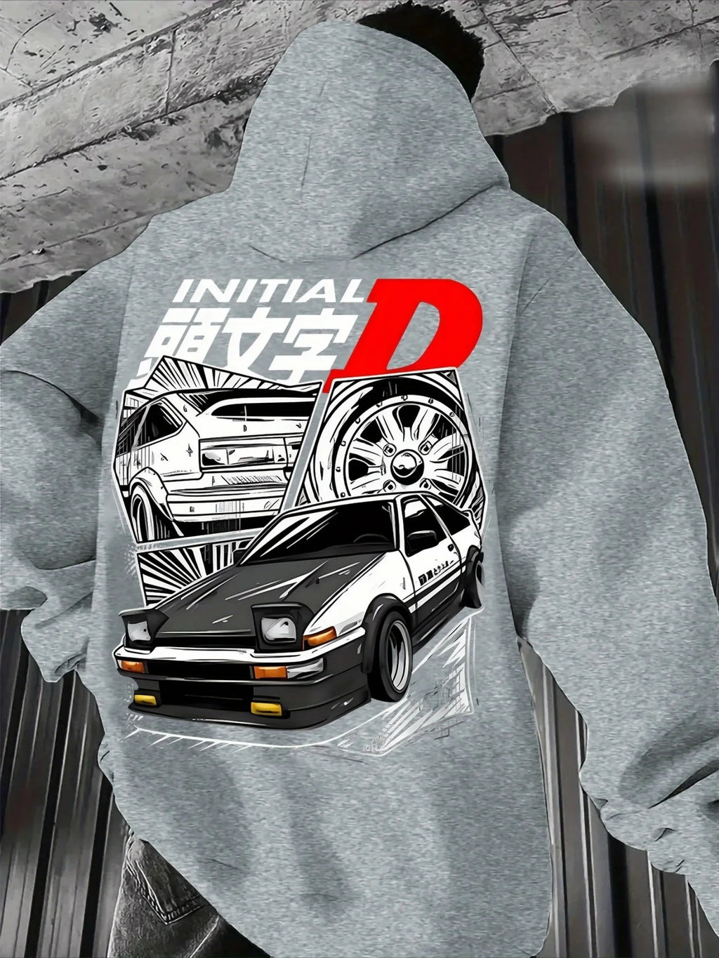 Initial D Iconic Hooded Sweatshirt