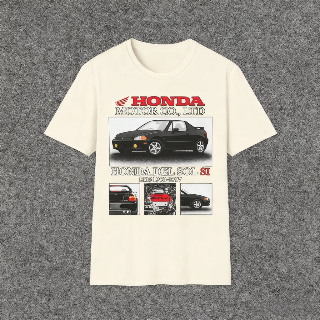 Honda Del Sol Si EH6 1993-1997 JDM Tee Summer