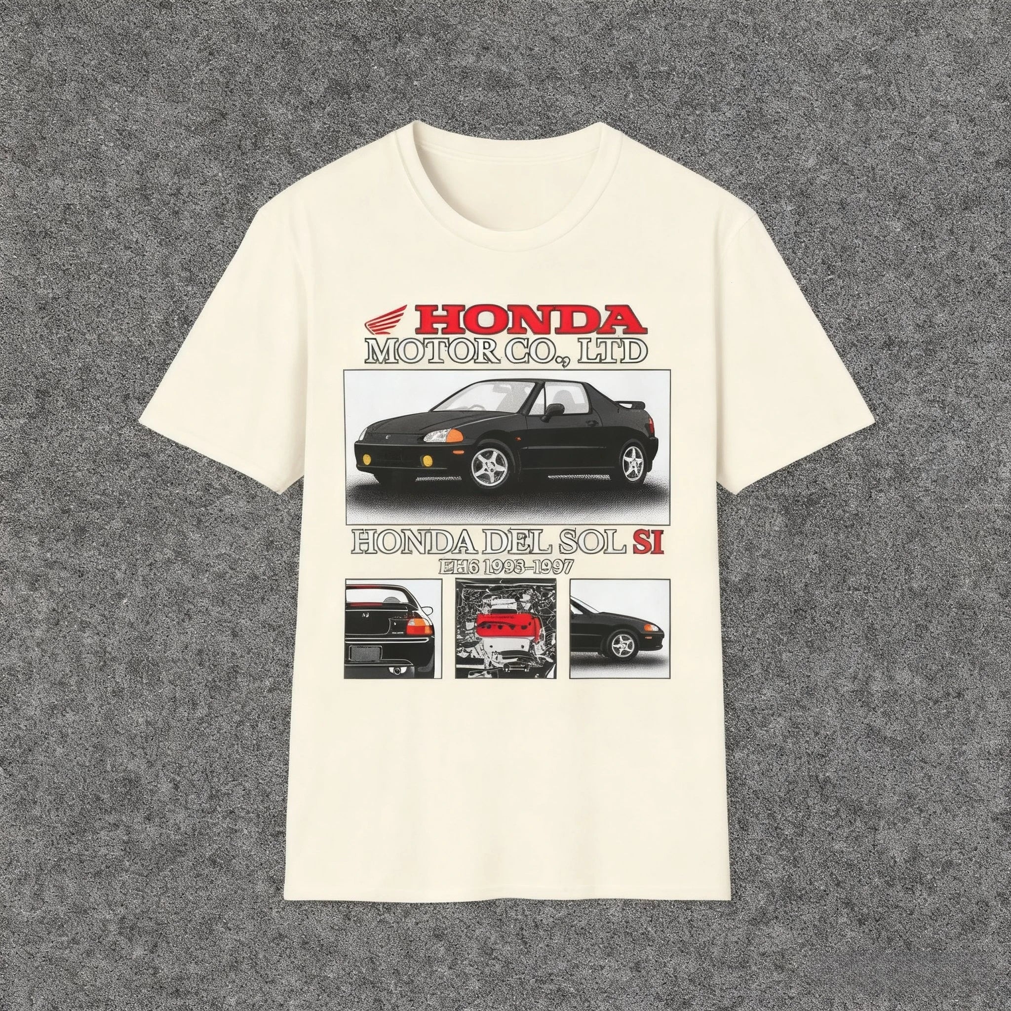 Honda Del Sol Si EH6 1993-1997 JDM Tee Summer